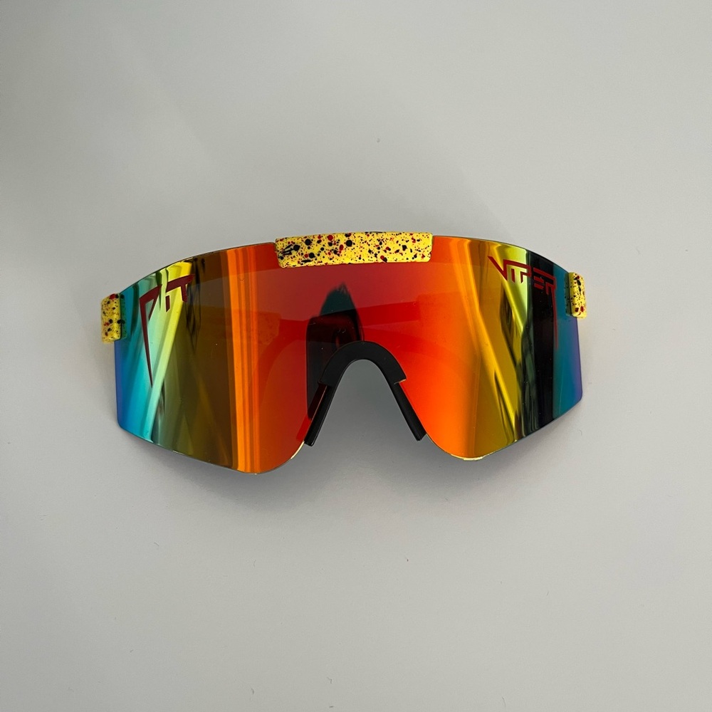 Tifosi Red and Yellow Sports Sunglasses